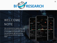 Tablet Screenshot of bi-research.com